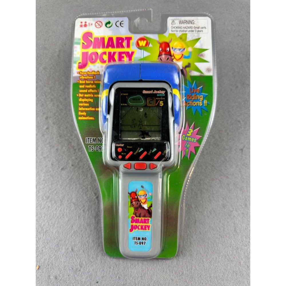NEW Vtg 1980's SMART JOCKEY‎ TS 097 Handheld Video Game Mattel Nintendo
